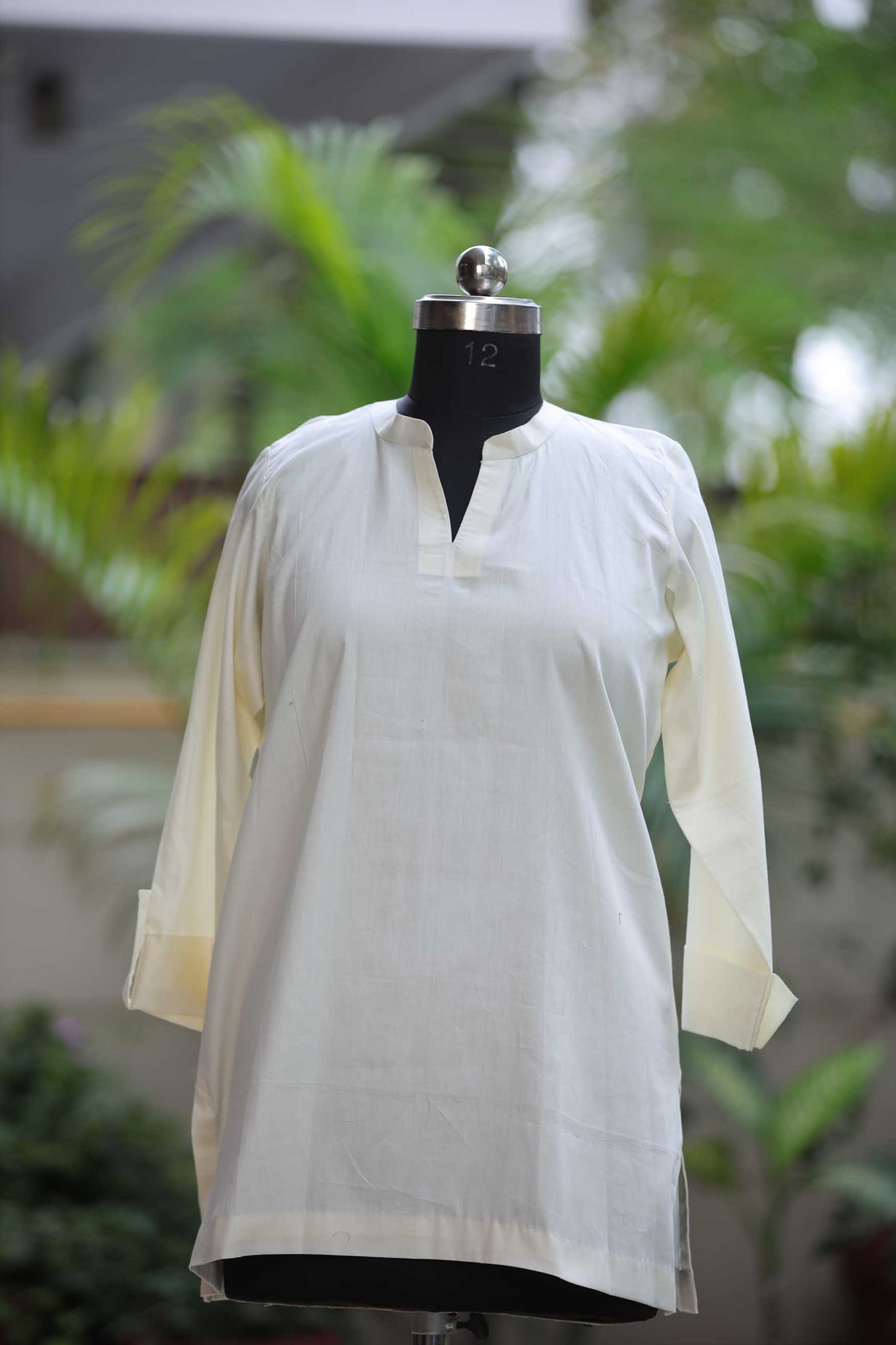 COTTON SHORT PLAIN KURTI