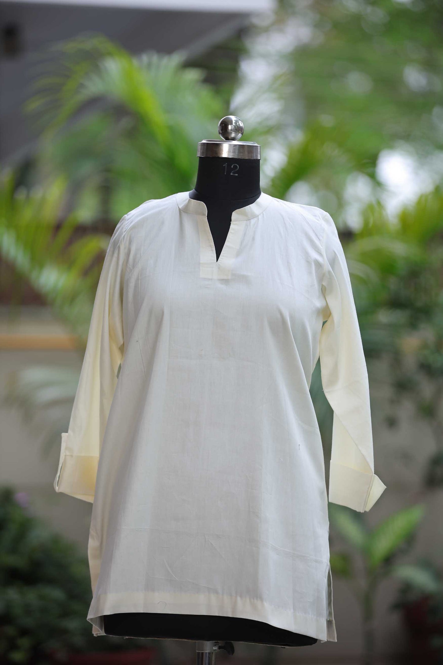 COTTON SHORT PLAIN KURTI