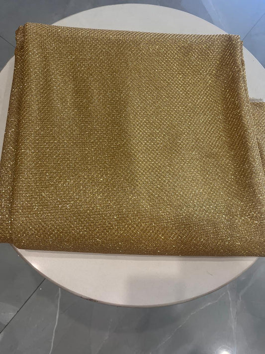 Imported Fabric bright Golden Colour