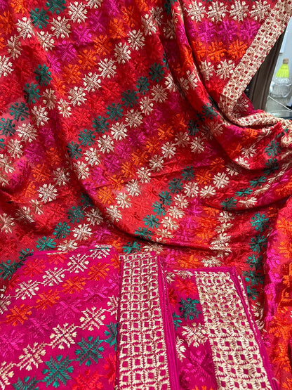 Phulkari with Booty's embroidery design