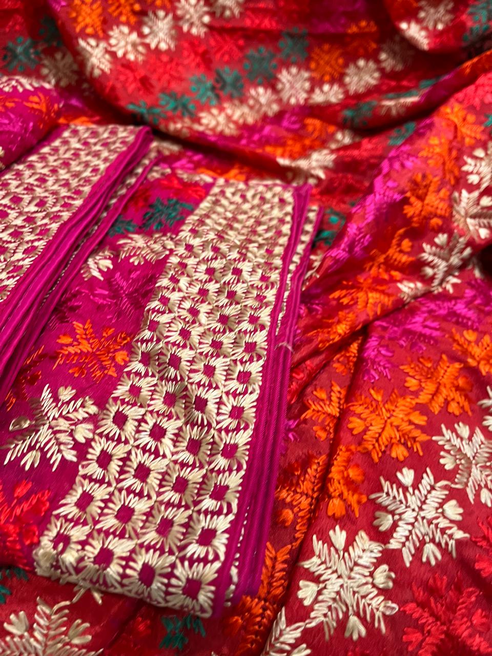 Phulkari with Booty's embroidery design