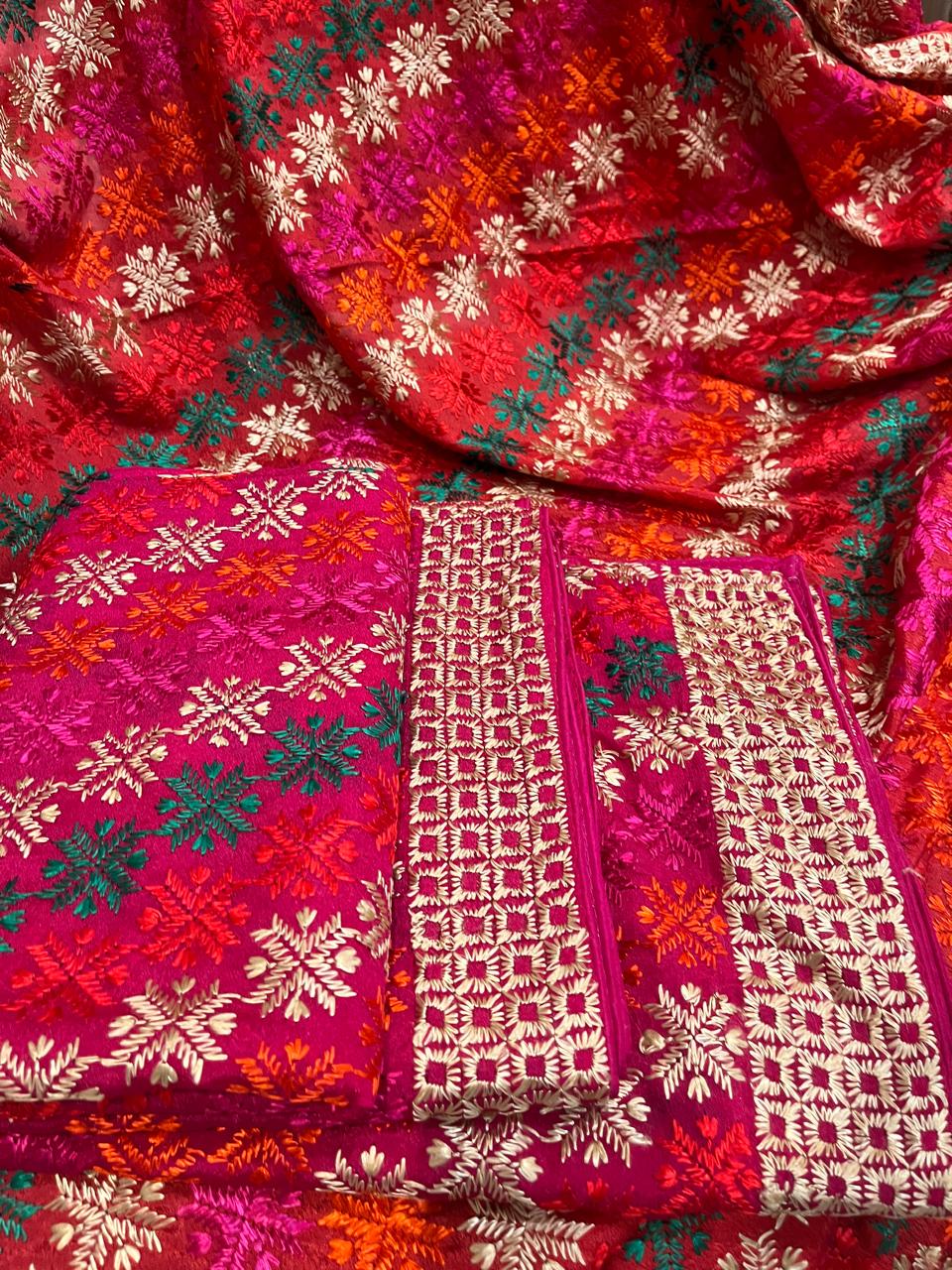 Phulkari with Booty's embroidery design